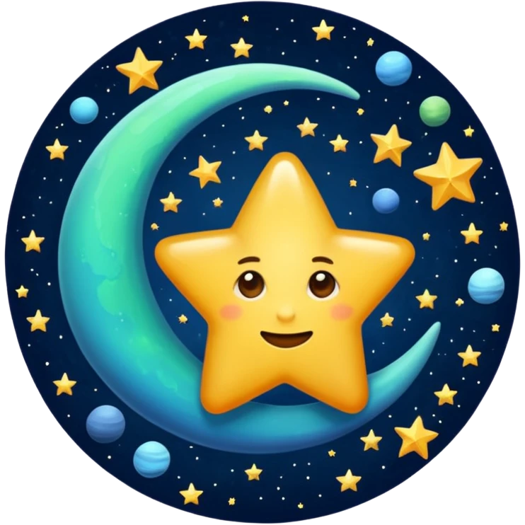 star on space view emoji