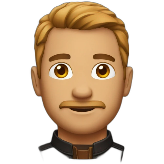 man with leather emoji