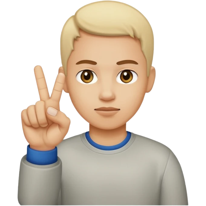 Face giving the middle finger emoji
