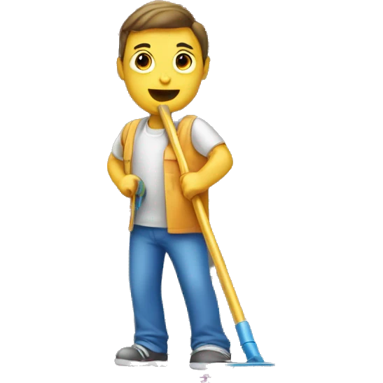 house-cleaning alert emoji