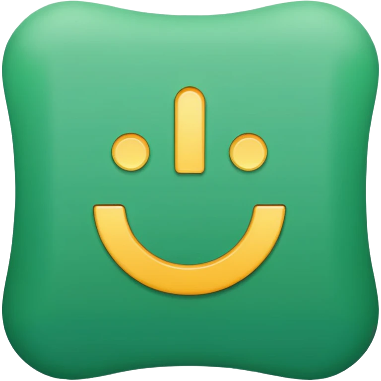 generate plus icon with green color in text format emoji