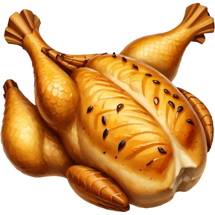 grilled chicken emoji