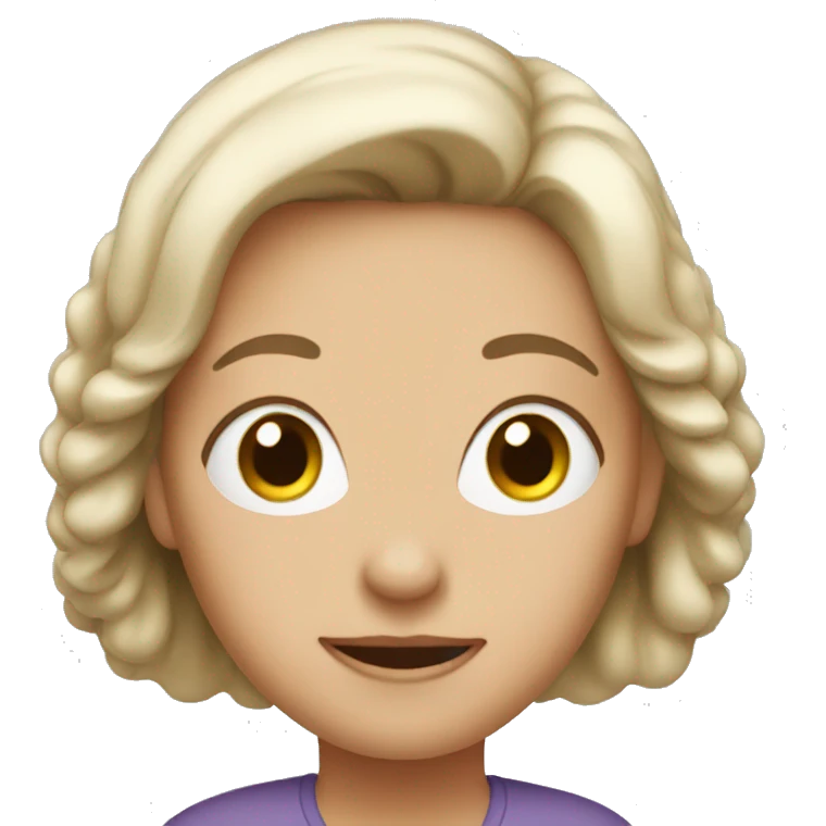 white mom emoji