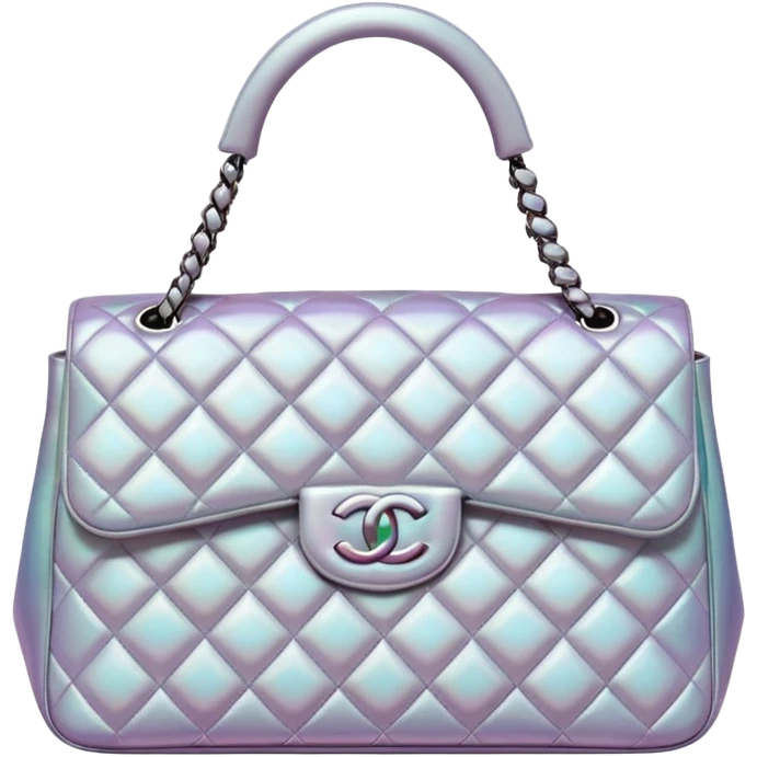 chanel pearl bag emoji