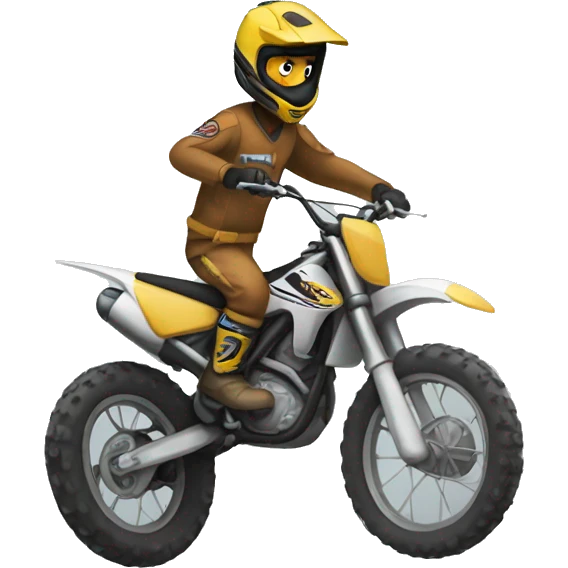 Dirt bike emoji