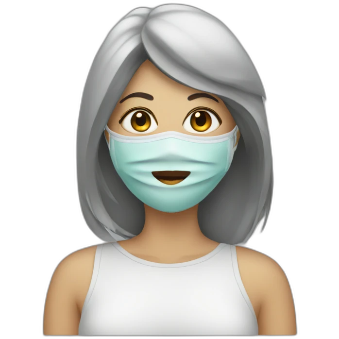 masked woman emoji