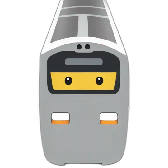 Metro on a runway emoji