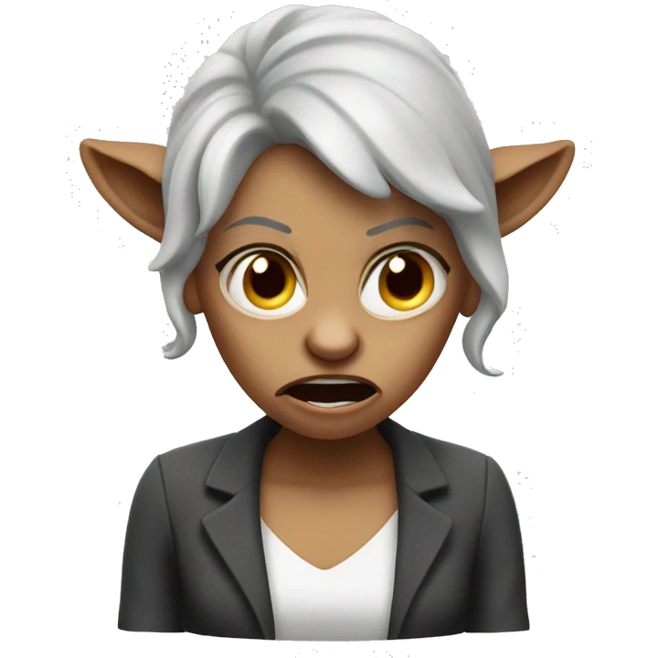 angry nanny-goat emoji