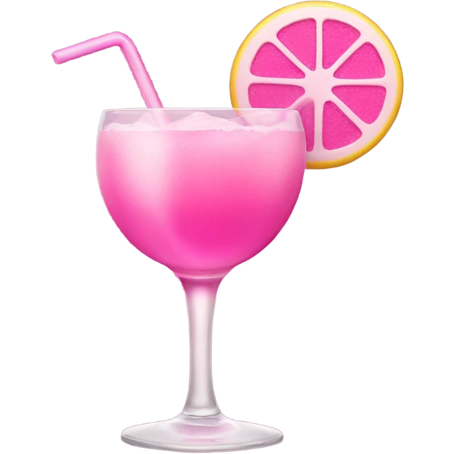 Pink drink emoji