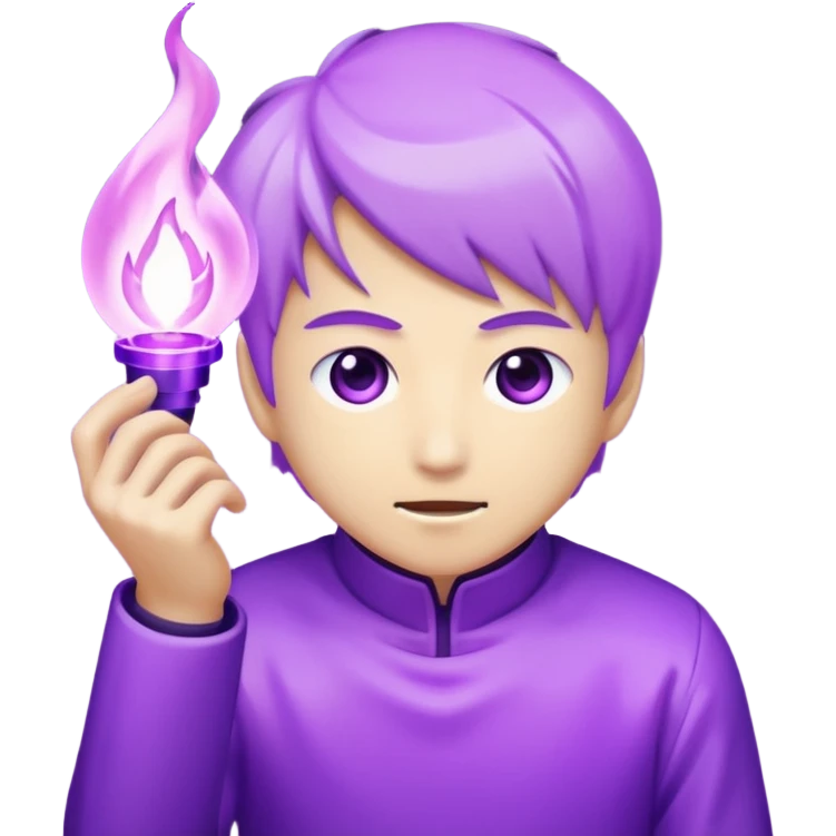 gojo satoru Hollow Purple emoji