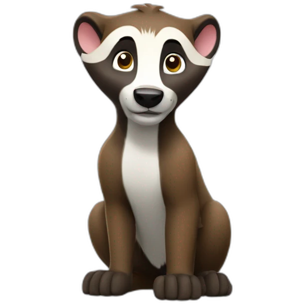 badger with long earsin the paw patrol emoji