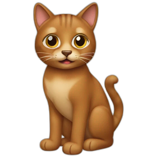 brown-cat-travelling emoji