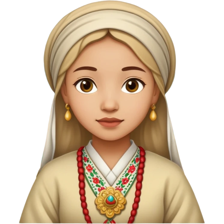 girl in a village emoji