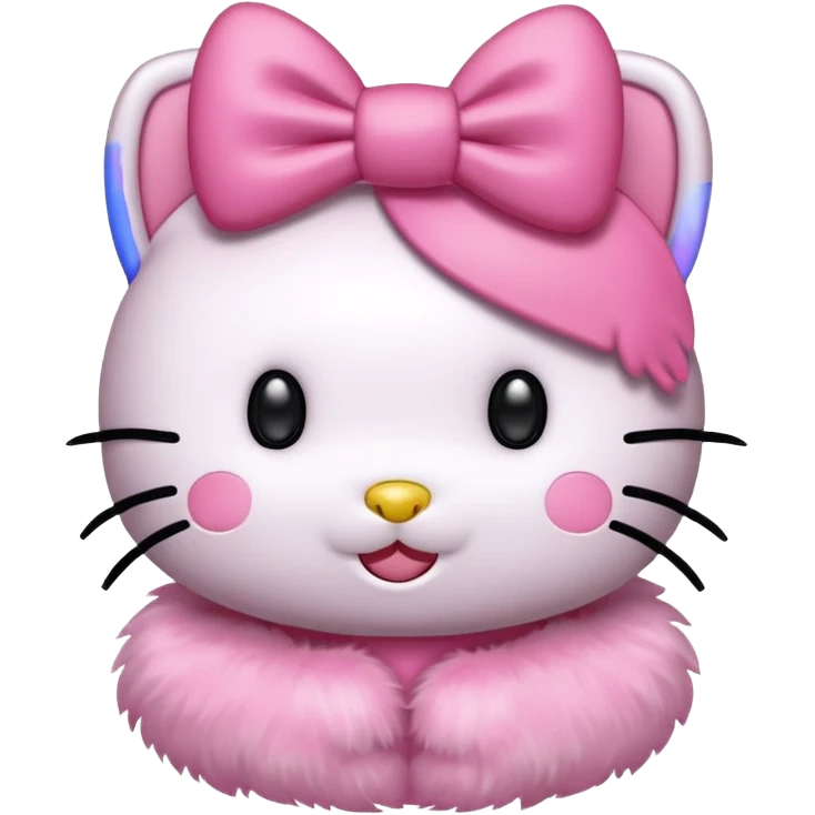 Cute hello kitty  emoji