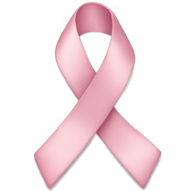 light pink ribbon emoji