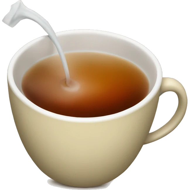 Cup of tea bag emoji
