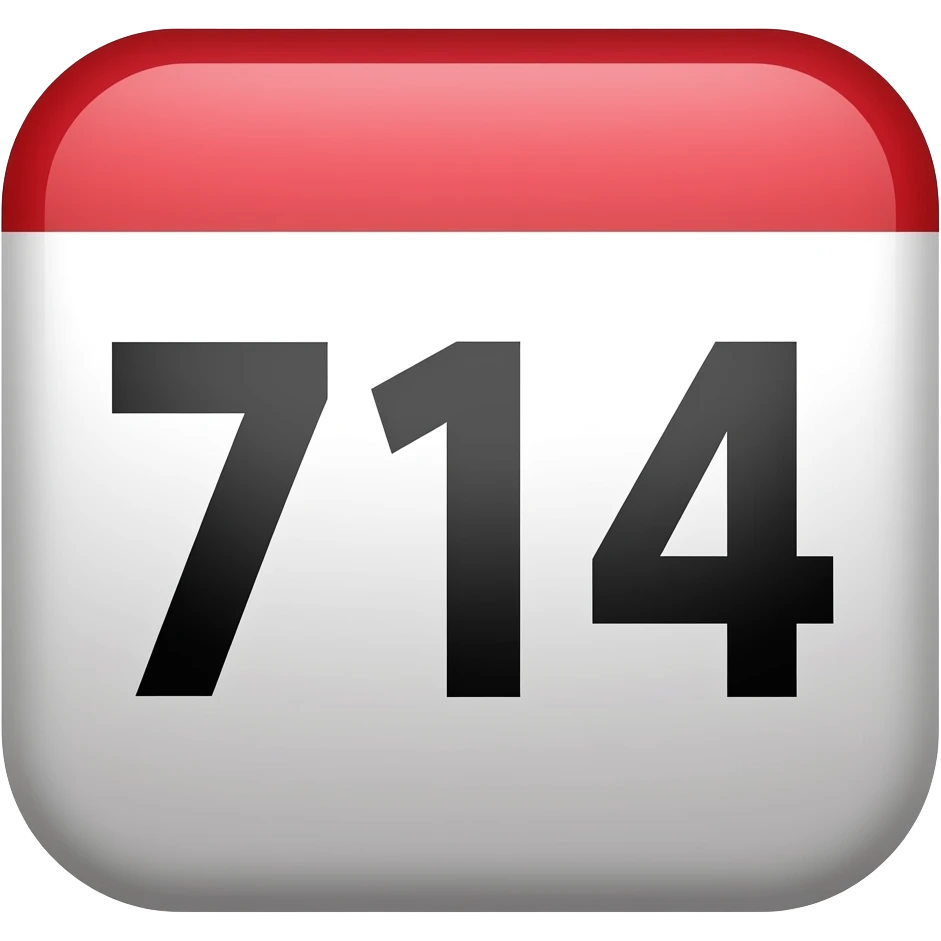 Startnummer 714 emoji