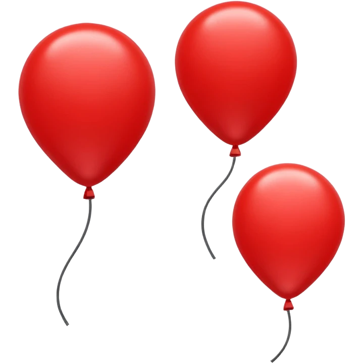red balloon emoji