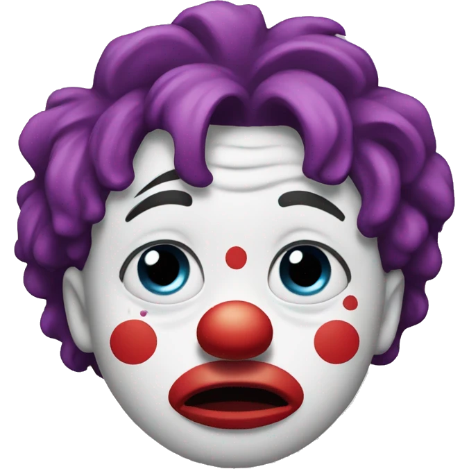 clown crying  emoji