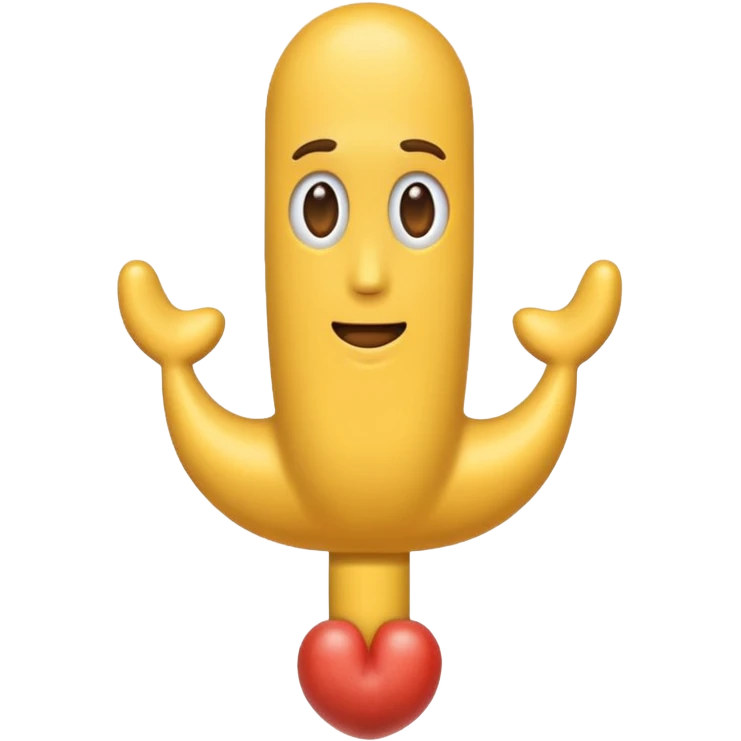 Male adult with erect penis  emoji
