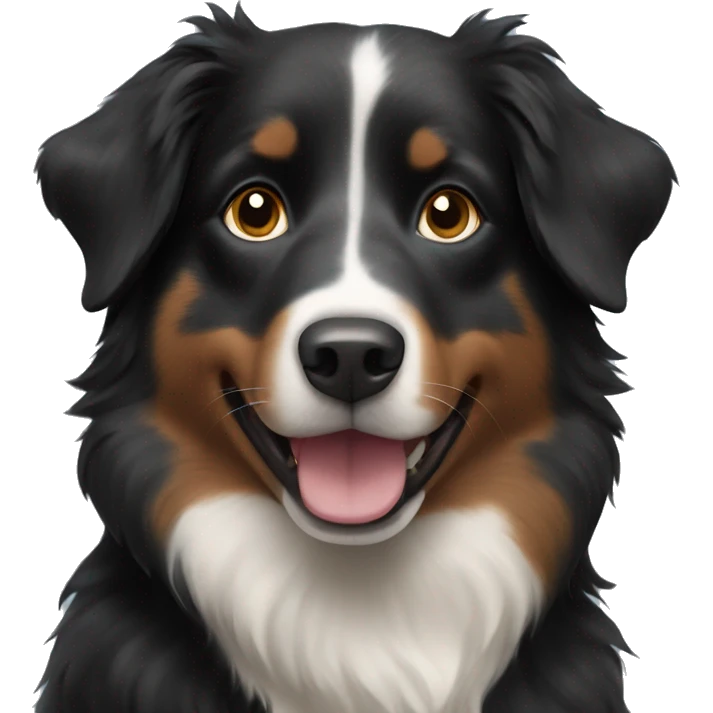 black australian shepherd dog emoji