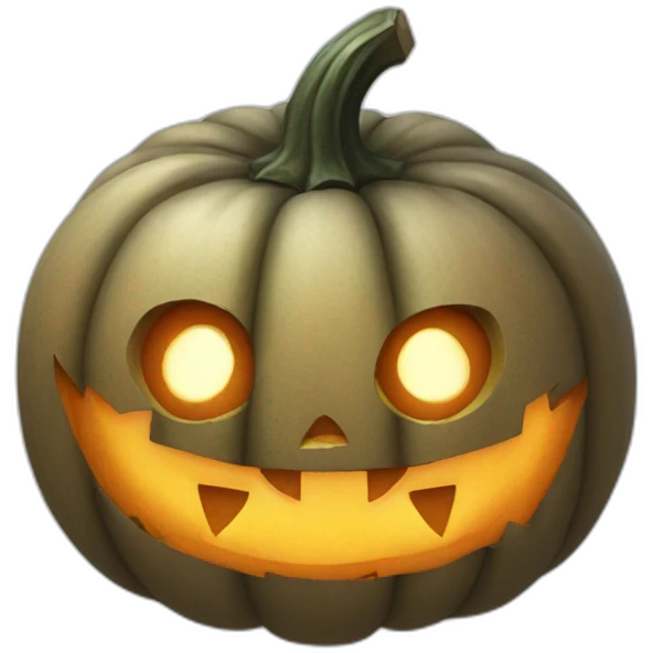 pumpkin-ear-metal emoji