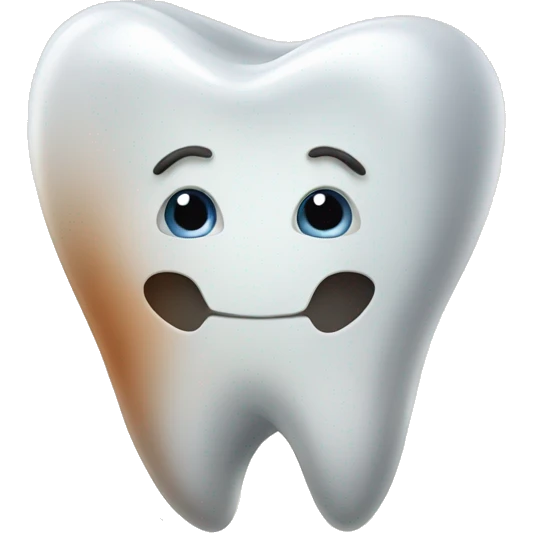 tooth with caries emoji