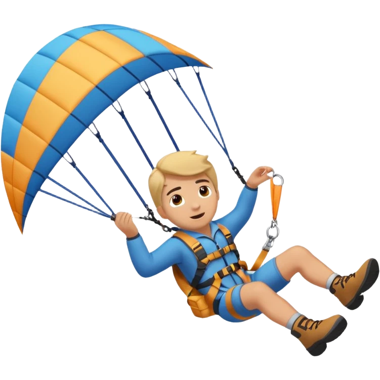 Kiterman haciendo un down loop emoji