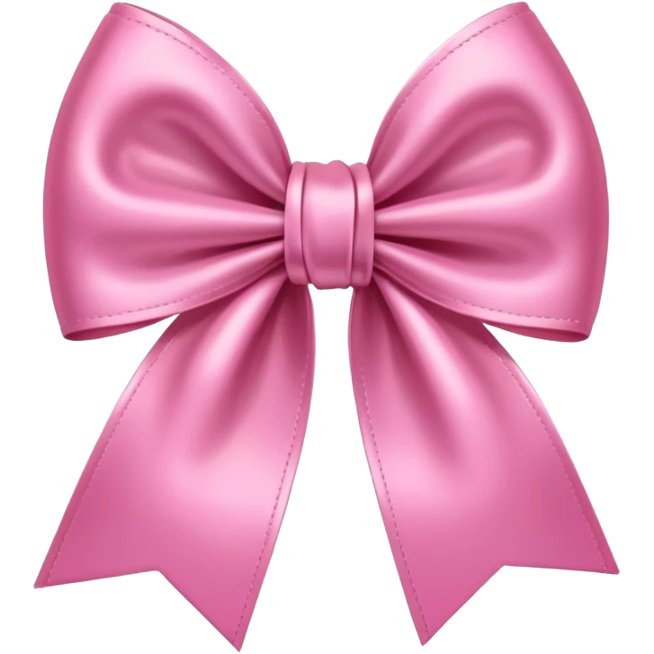 Pink satin bow emoji