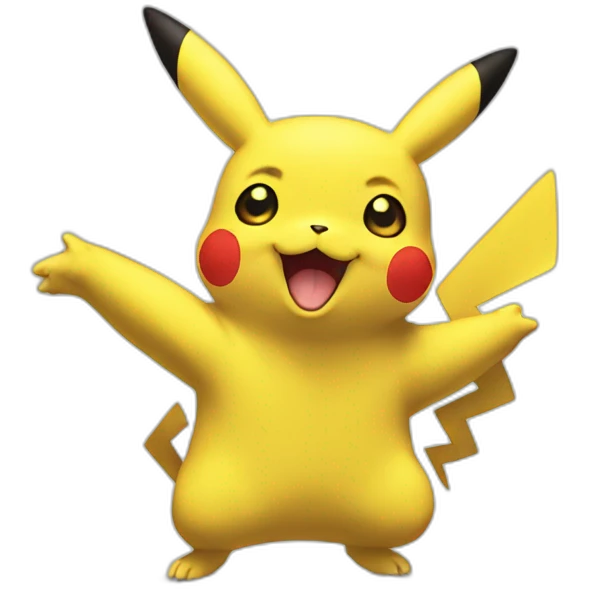 pikachu hi five emoji
