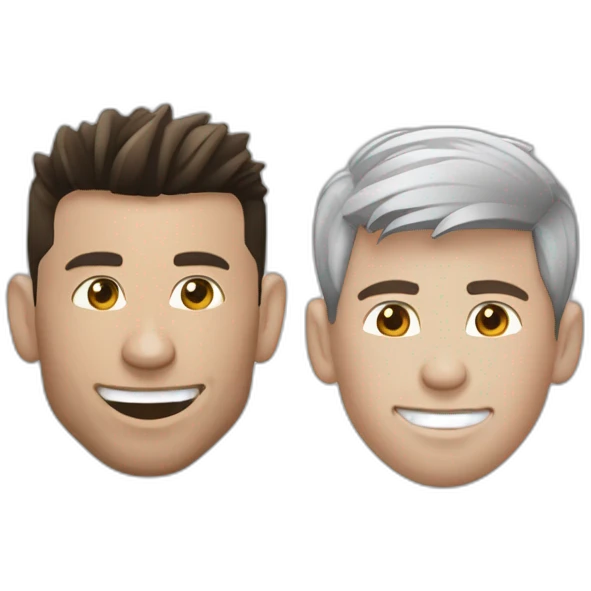 Ronaldo et messi emoji