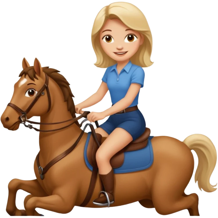Girl riding a man emoji