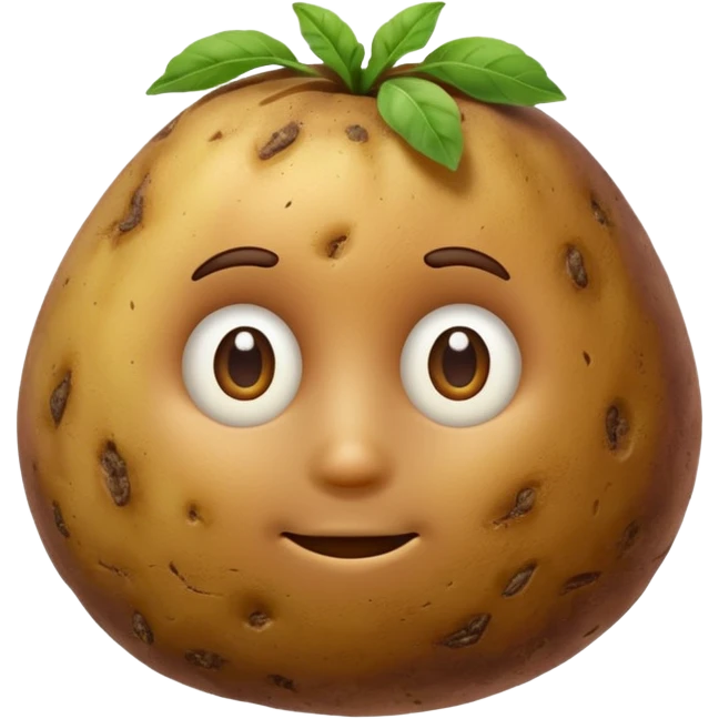 single potato emoji