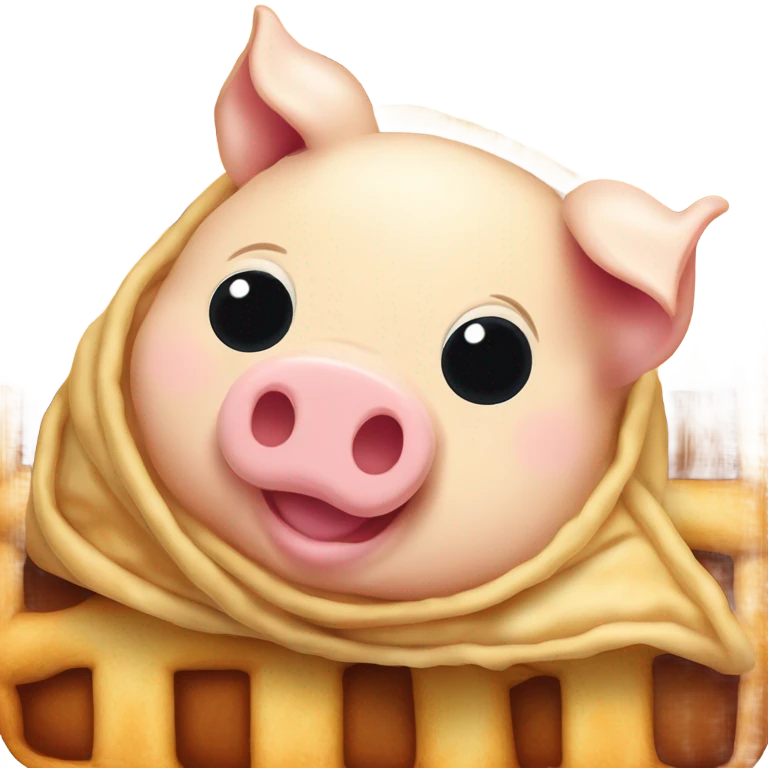 Pig in a blanket emoji