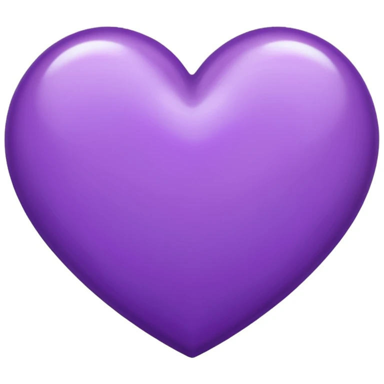 shiny purple heart emoji
