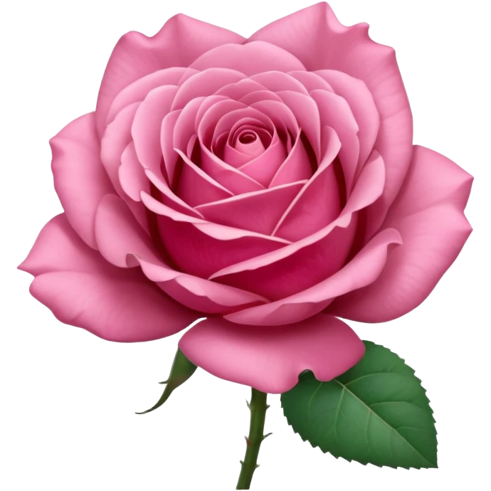 “A Polaroid photo of a pink rose  emoji