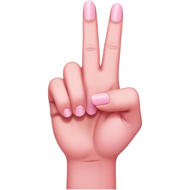 pink middle finger emoji