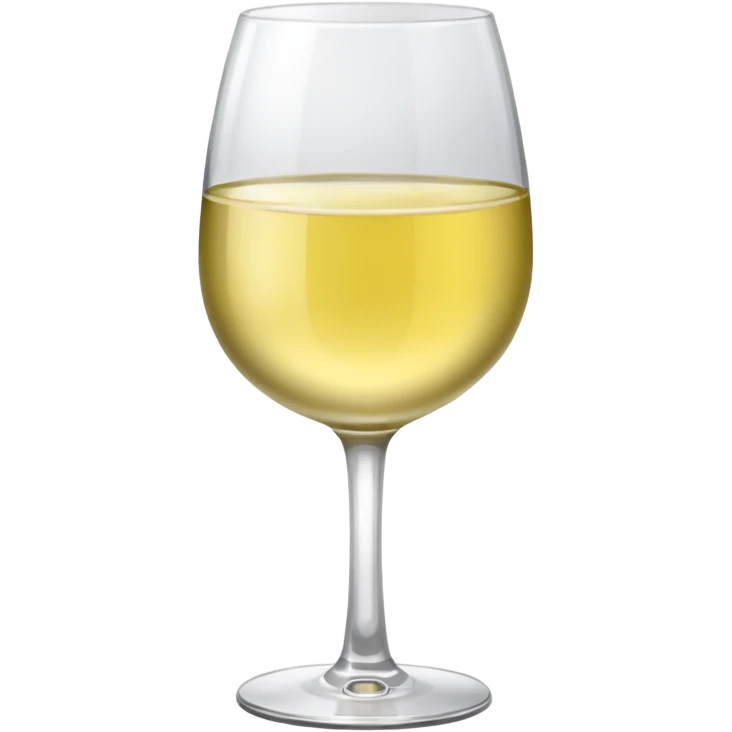glass of white wine  emoji