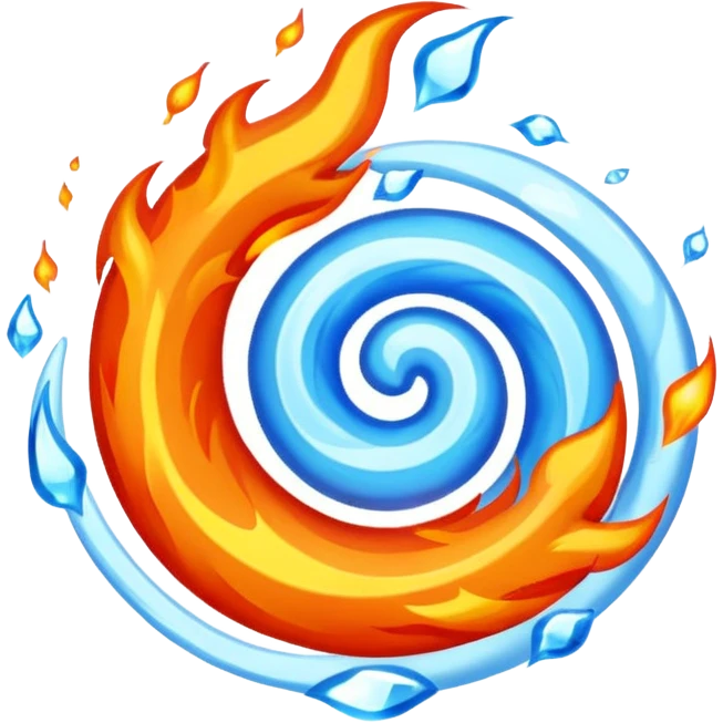 Fire and ıce emoji