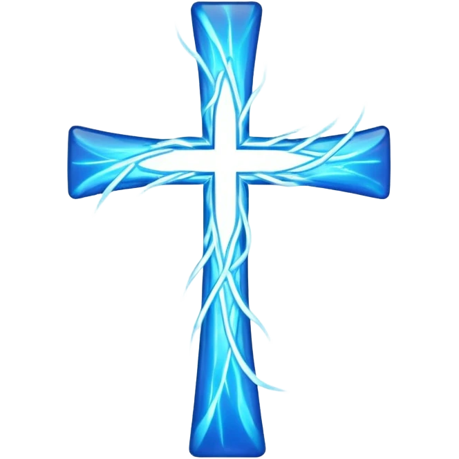 cross made of dynamics emoji