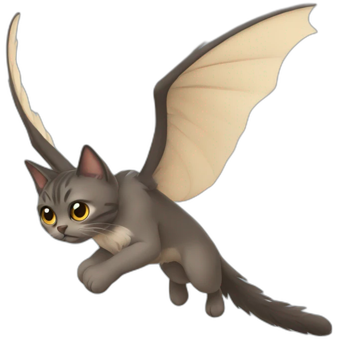 Gato volador emoji