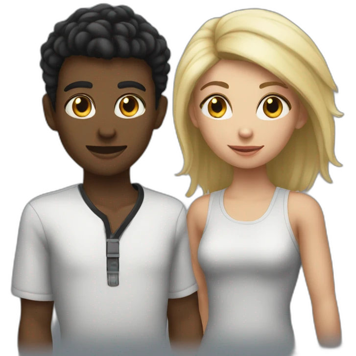 Noire +singe emoji