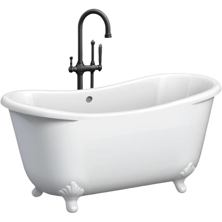 White bath tub emoji