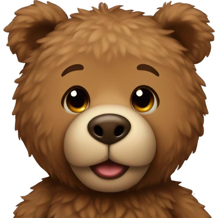 Brown teddy bear  emoji