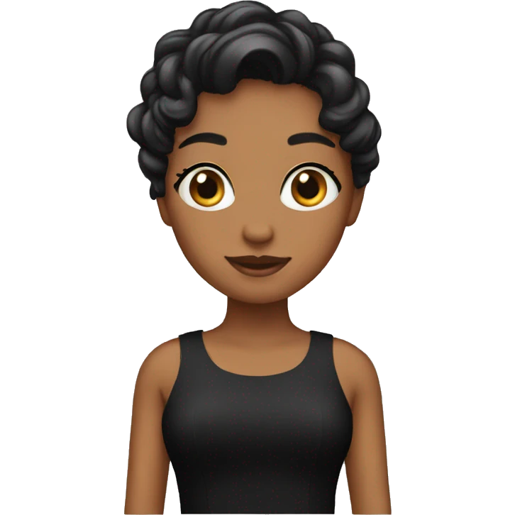 Black dress emojy emoji