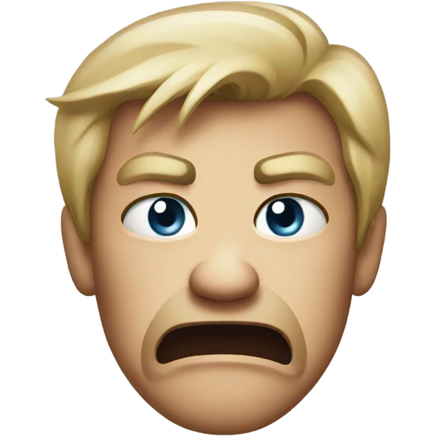 Angry face emoji emoji