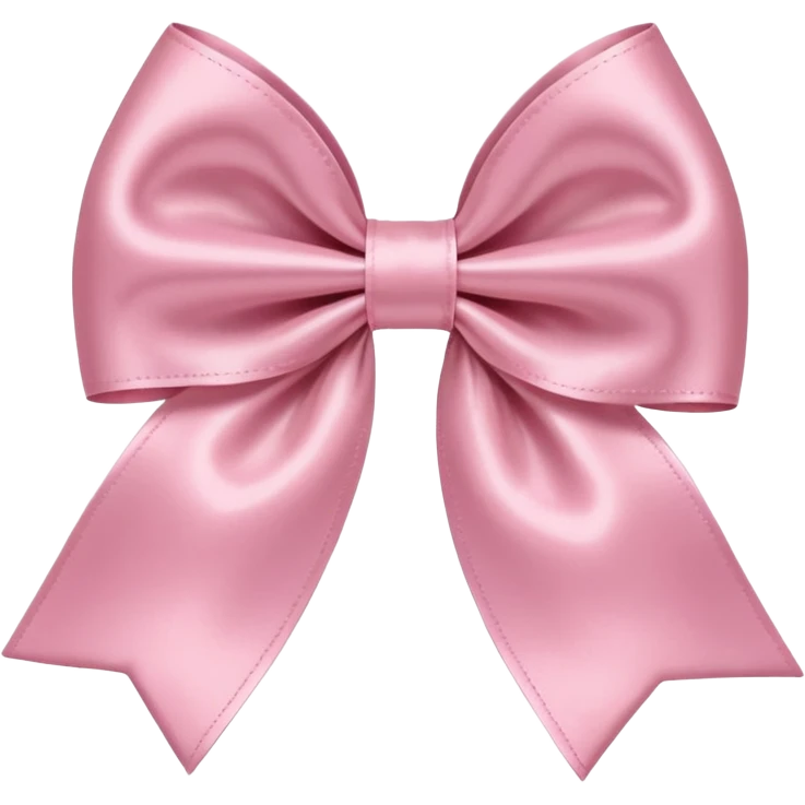 Cute light pink bow  emoji