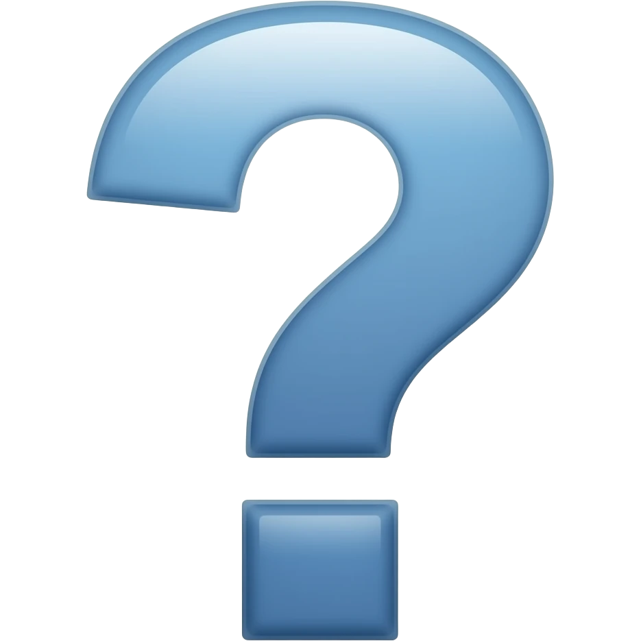 point d'interrogation emoji