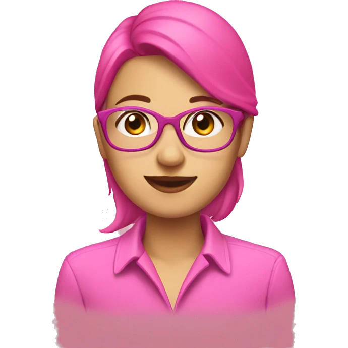 Pink planner emoji