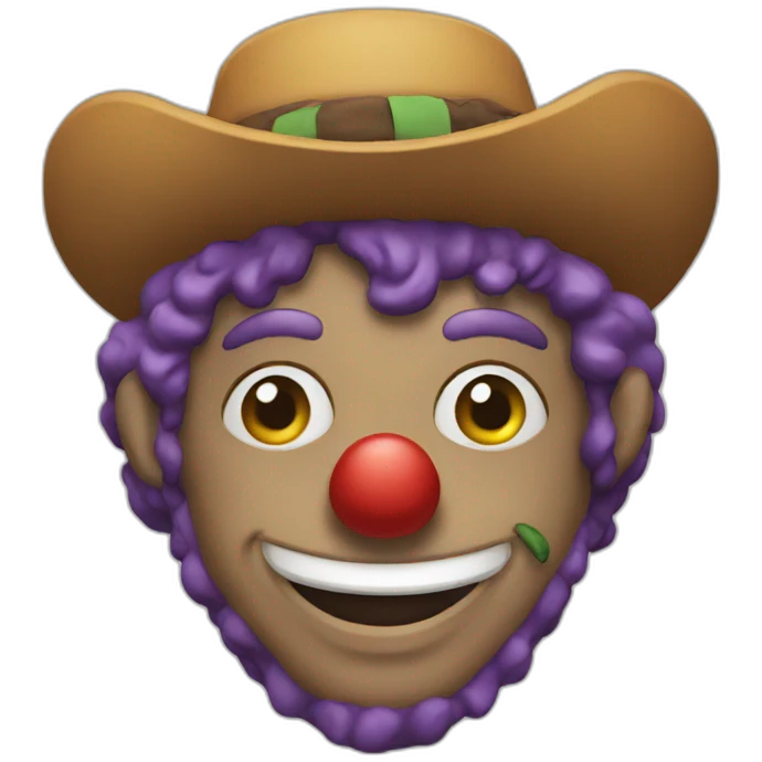 Adventure clown emoji